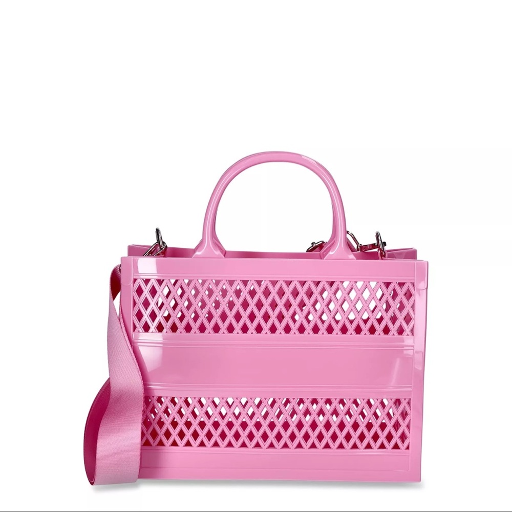 Pink Jelly Tote Bag